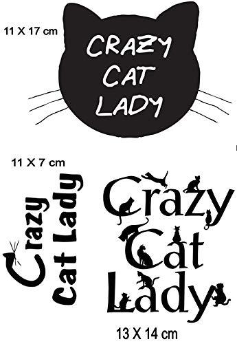KazCreations Cat iron on transfer sheet Collections (Crazy Cat Lady Iron on Transfer Sheet)