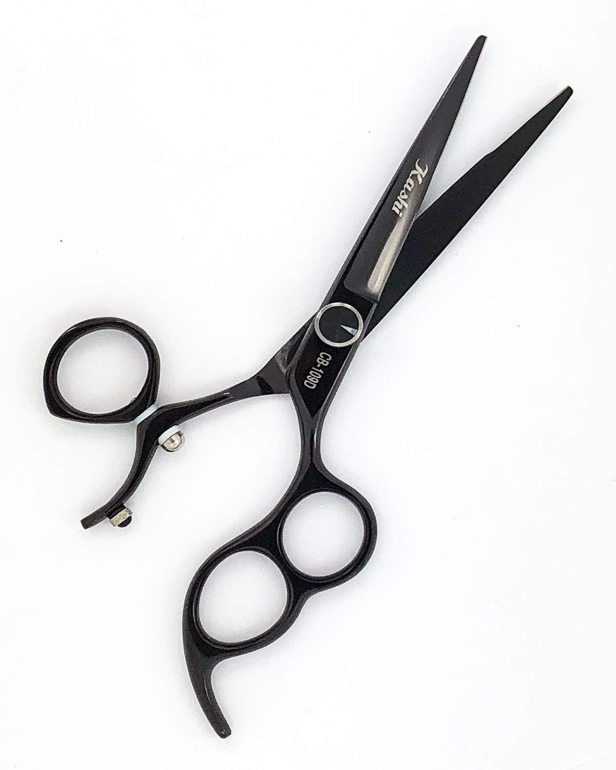 Kashi Kashi Professional Swivel Rotating Thumb Styling Shears 6\" 440C Japanese Cobalt steel