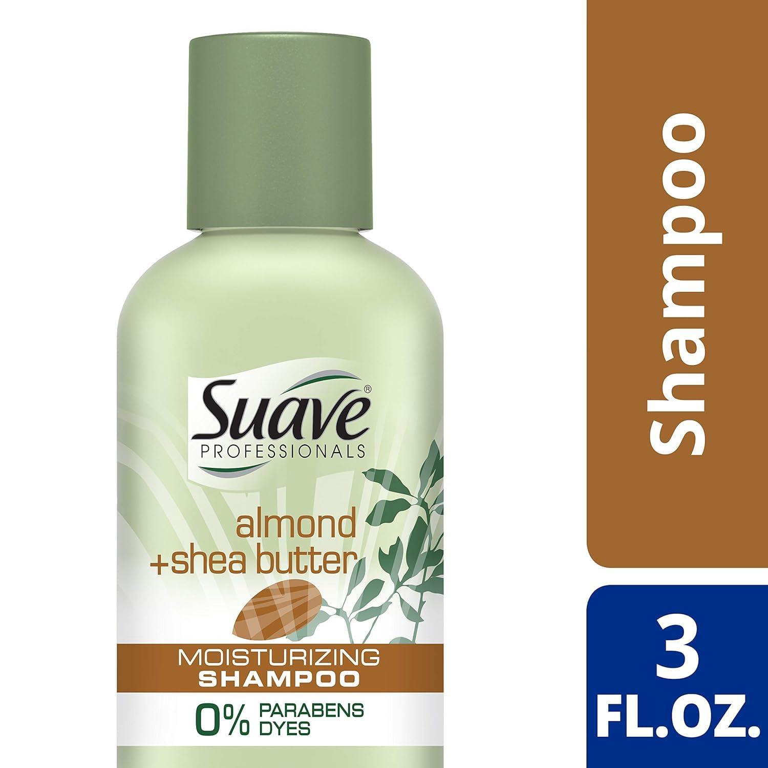 Suave Suave Professionals Moisturizing Shampoo Almond + Shea Butter 3 oz. (Pack of 6)