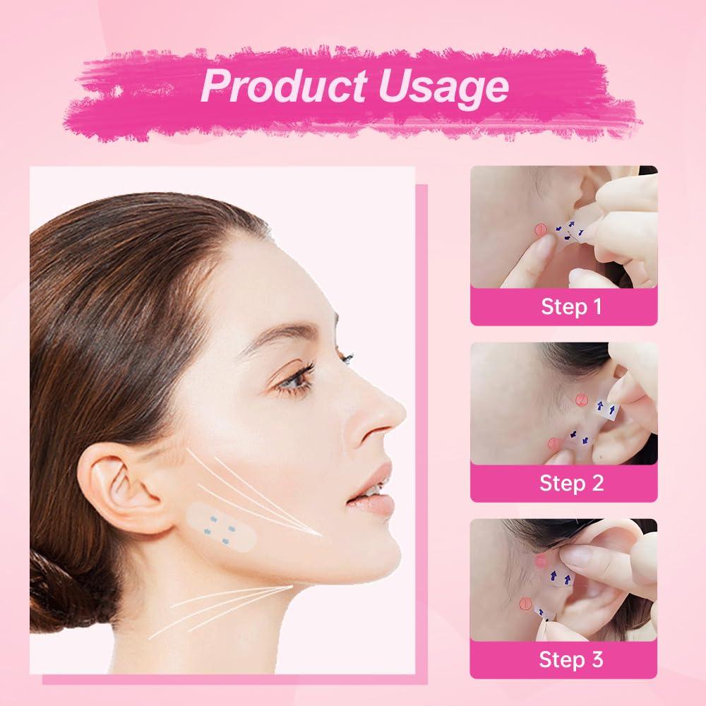 Auiepet Face Lift Tape Invisible Face Lifter Tape, 2025 New Face Tape Lifting Invisible, Neck Tape Lifting Facelift Tape for Face Invisible, Instant Face Tapes for Neck Forehead Facial Wrinkles (240 Pcs)