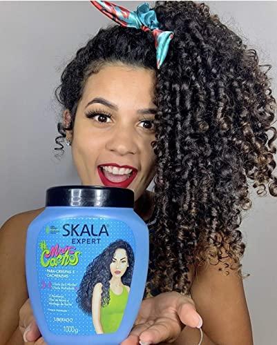 SKALA SKALA Mais Cachos Hair Type 3ABC - Eliminate Anti Frizz, For Curly Hair -2 in 1 Conditioning Treatment Cream and Cream To Comb 100% VEGAN 35.2 Oz (1 Pack)