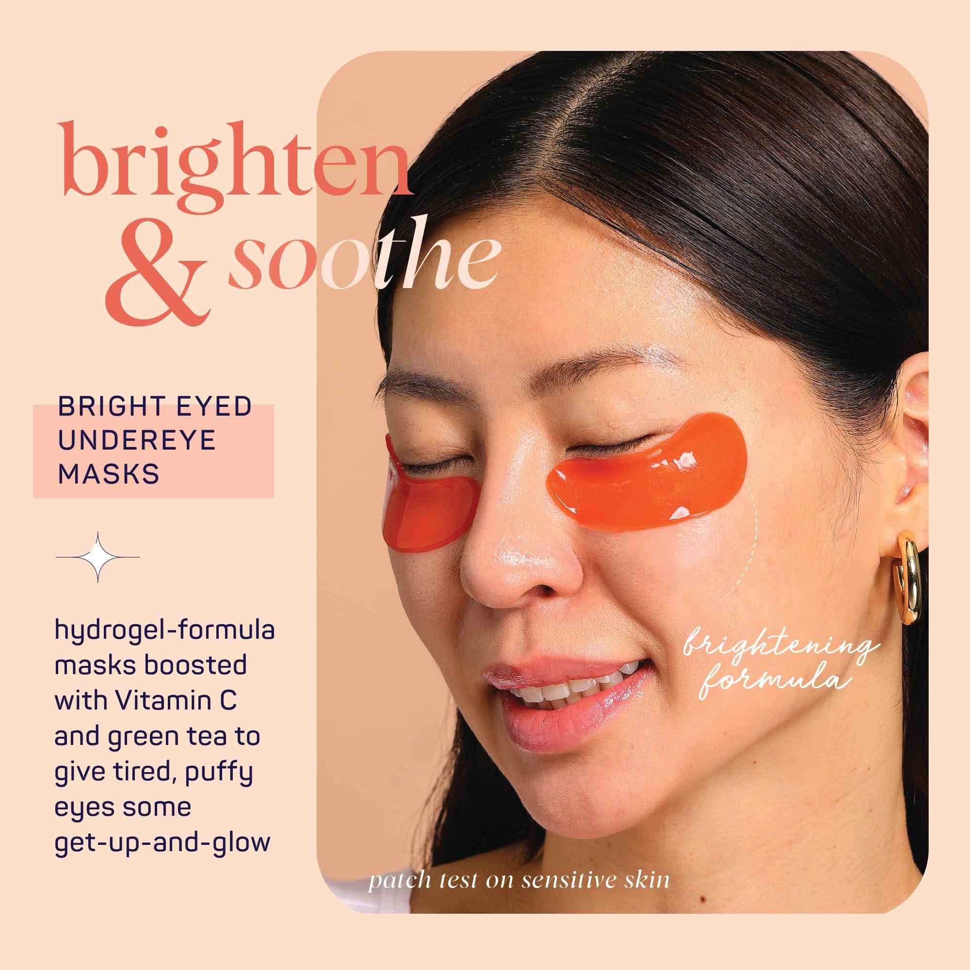 SpaLife SpaLife Beauty Bright Eyed Undereye Masks Hydrogel Eye Patches for Dark Circles, Puffiness, & Dullness with Vitamin E, Green Tea 2-in-1 Skincare 48 Pairs