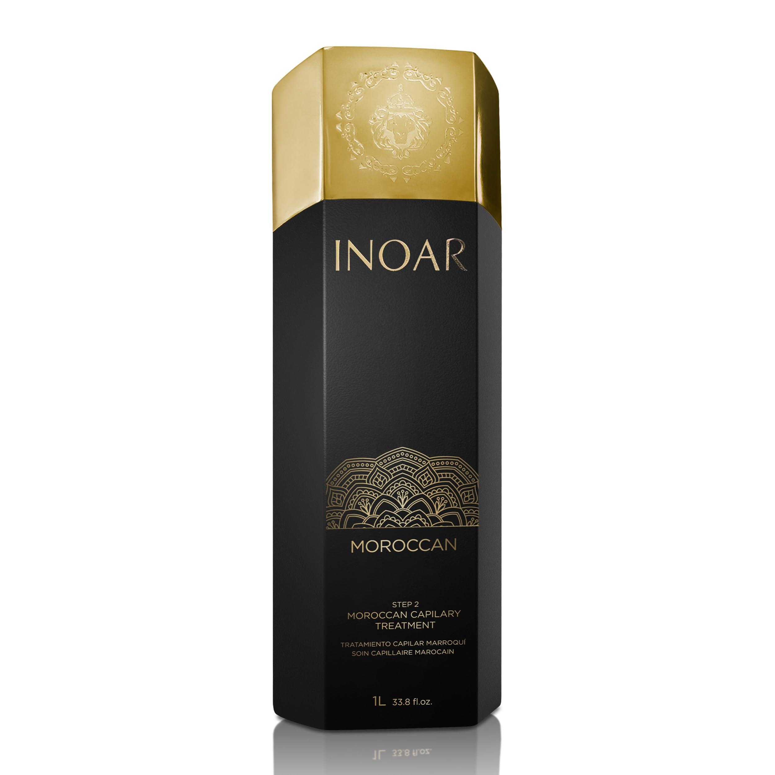 Inoar INOAR Moroccan Capillary Smoothing Treatment with Keratin, Curly Hair Care, Vegan Hair Product, Cruelty Free Haircare for Men and Women. Step 2 Only 33.80 oz.