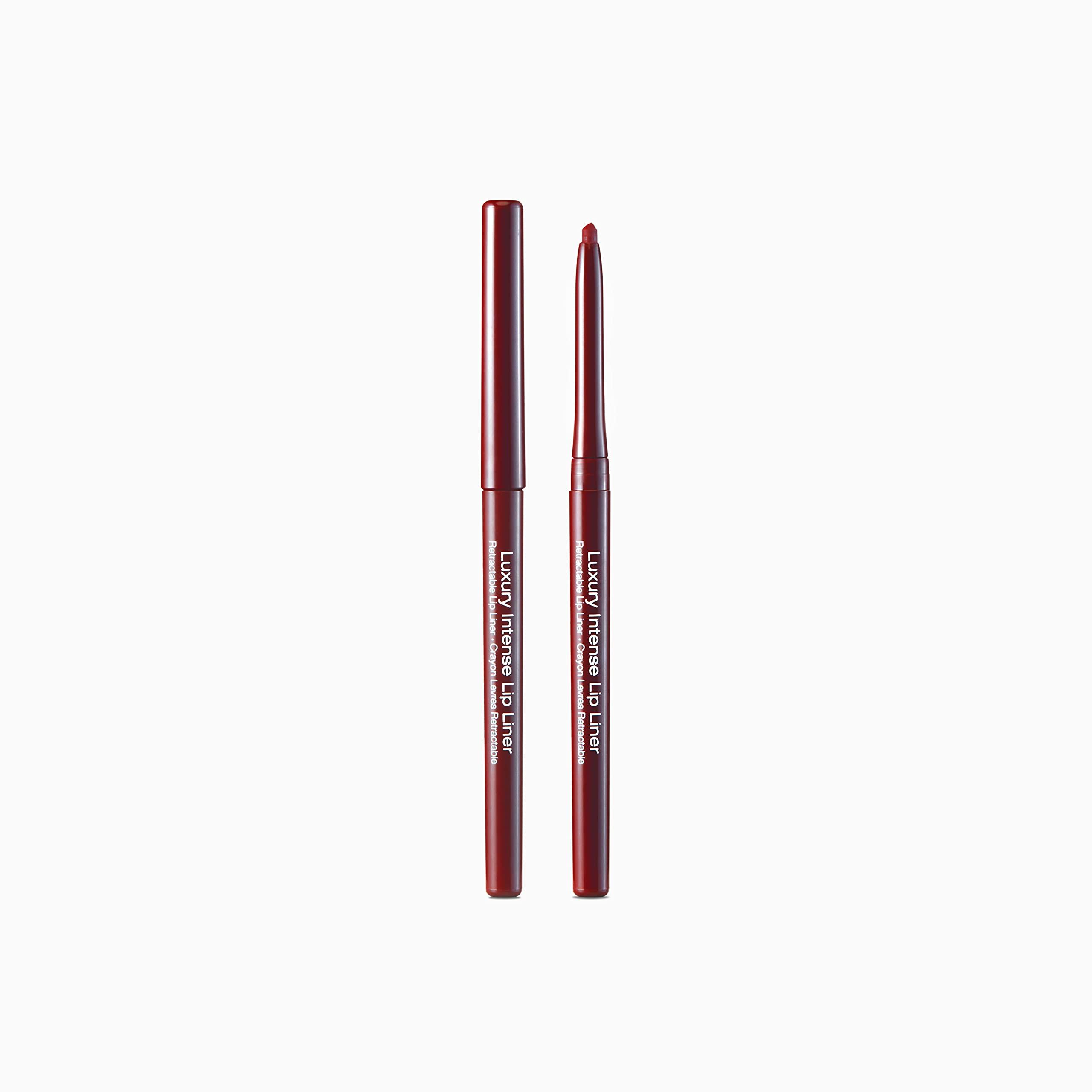 kiss new york Kiss New York Luxury Intense Lip Liner 4 PACK (Dark Plum Purple, Deep Red, Bright Red, Black)