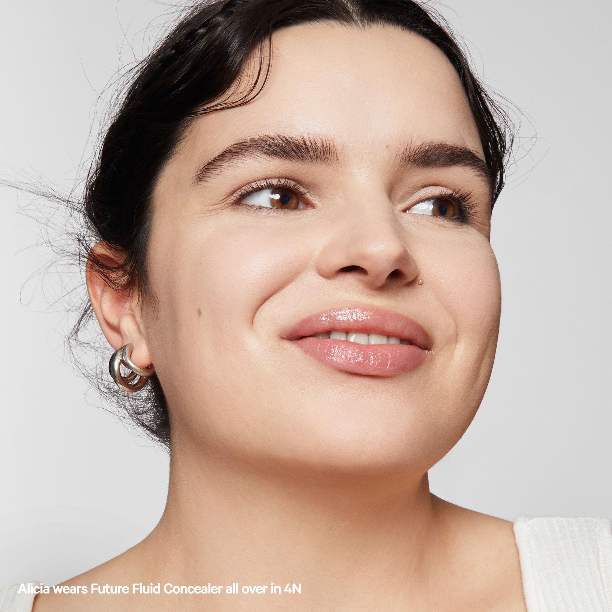 Milk Makeup Milk Makeup Future Fluid All Over Cream Concealer, 4N (Fair with Neutral Undertones) - 0.28 fl oz - Medium-to-Full Coverage - Up to 12-Hour Wear - Crease-Proof Finish - Vegan, Cruelty Free