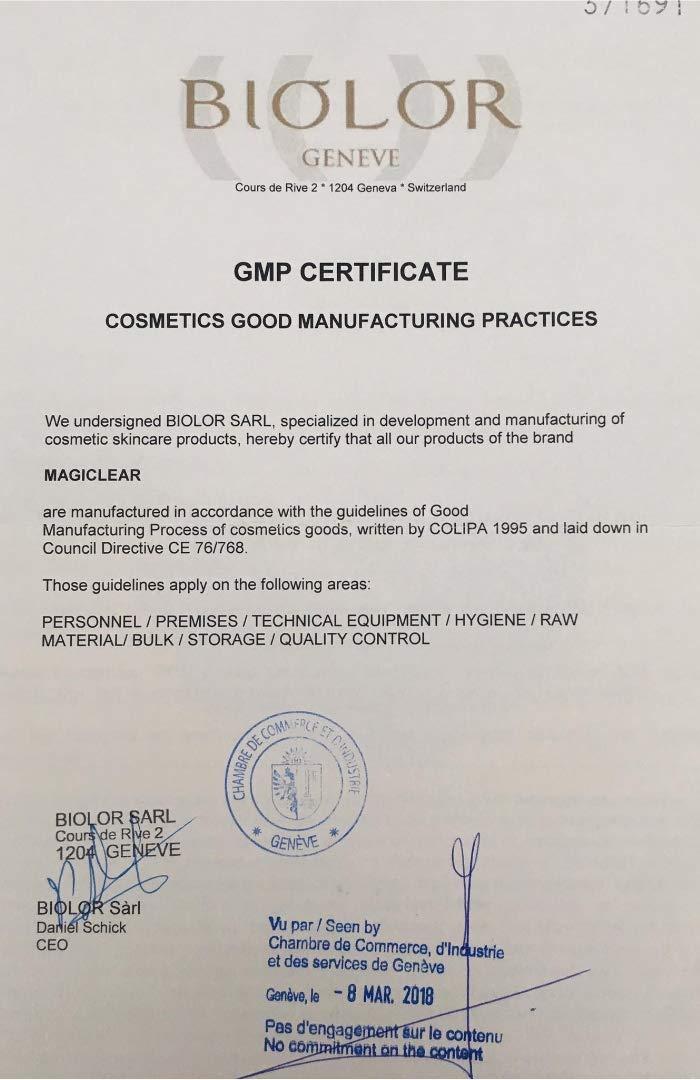 MAGICLEAR Luxury face Sunscreen SPF 50 PA+++ Daily sunblock for sensitive skin waterproof organic moisturizer mineral zink oxide suncream sun protector hypoallergenic natural Swiss brand Magiclear 1.7 Oz