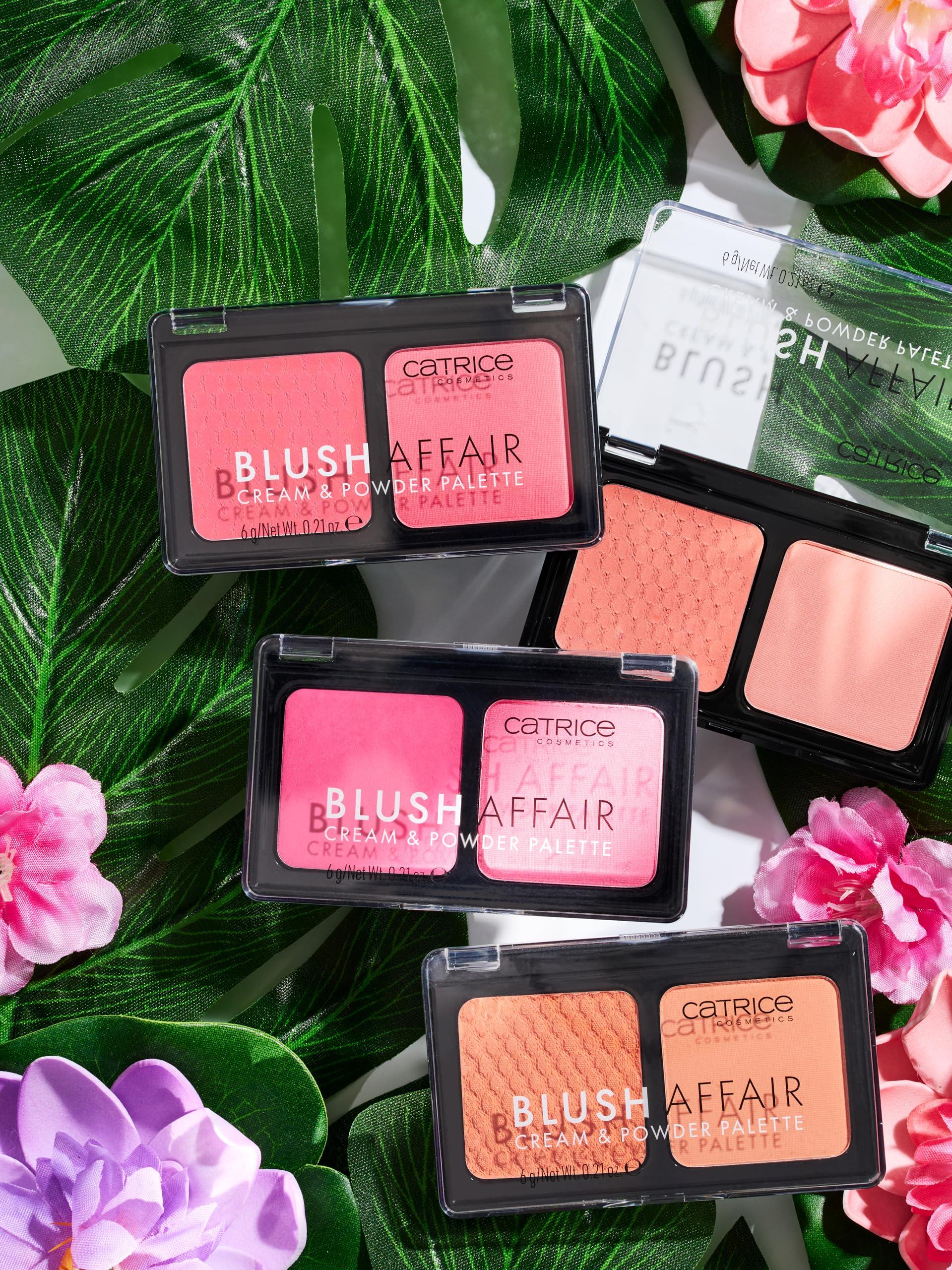 Catrice Catrice | Blush Affair Cream & Powder Palette | Highly Pigmented Radiant Cream & Soft Matte Powder | Vegan & Cruelty Free (040 Peach Passion)