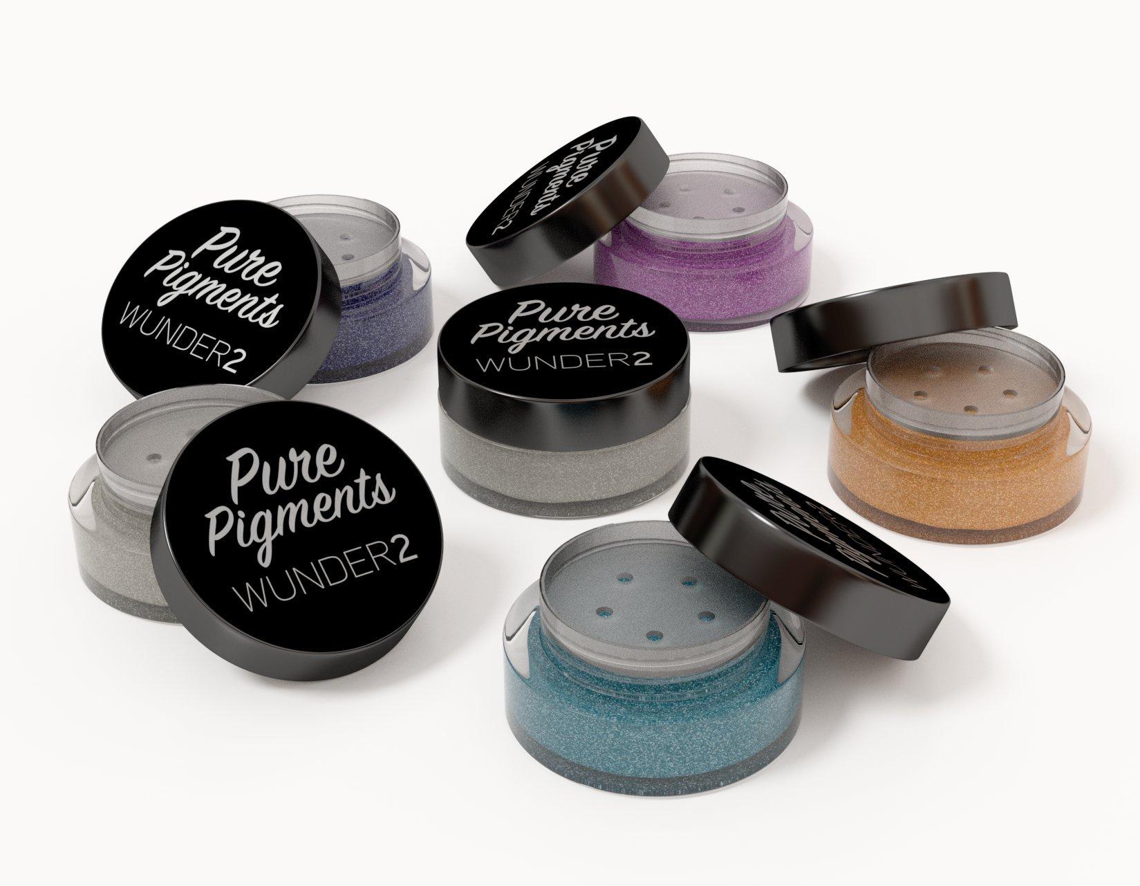 WUNDERBROW WUNDERBROW Pure Pigments Ultra-Fine Loose Color Powders for Eye Makeup, Midnight Blue, 0.04 Ounce