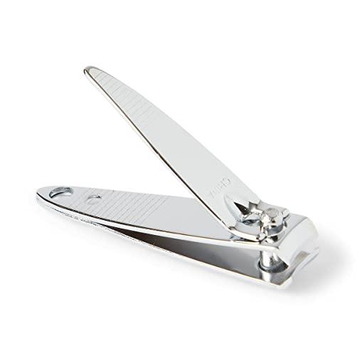 Medline Medline Fingernail Clippers, Heat-Treated Steel, Precision Clipping, Ridged Edge for Improved Grip, Chrome-Finish, Box of 24 Each