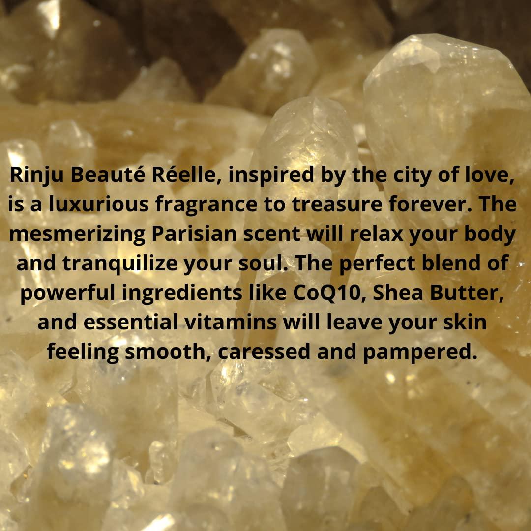 Rinju Rinju Beaute Relle Body and Hand Cream 16 oz. (Case of 12) - Shea Butter Cream for Dry Skin - Vitamin E, A & K Moisturizer