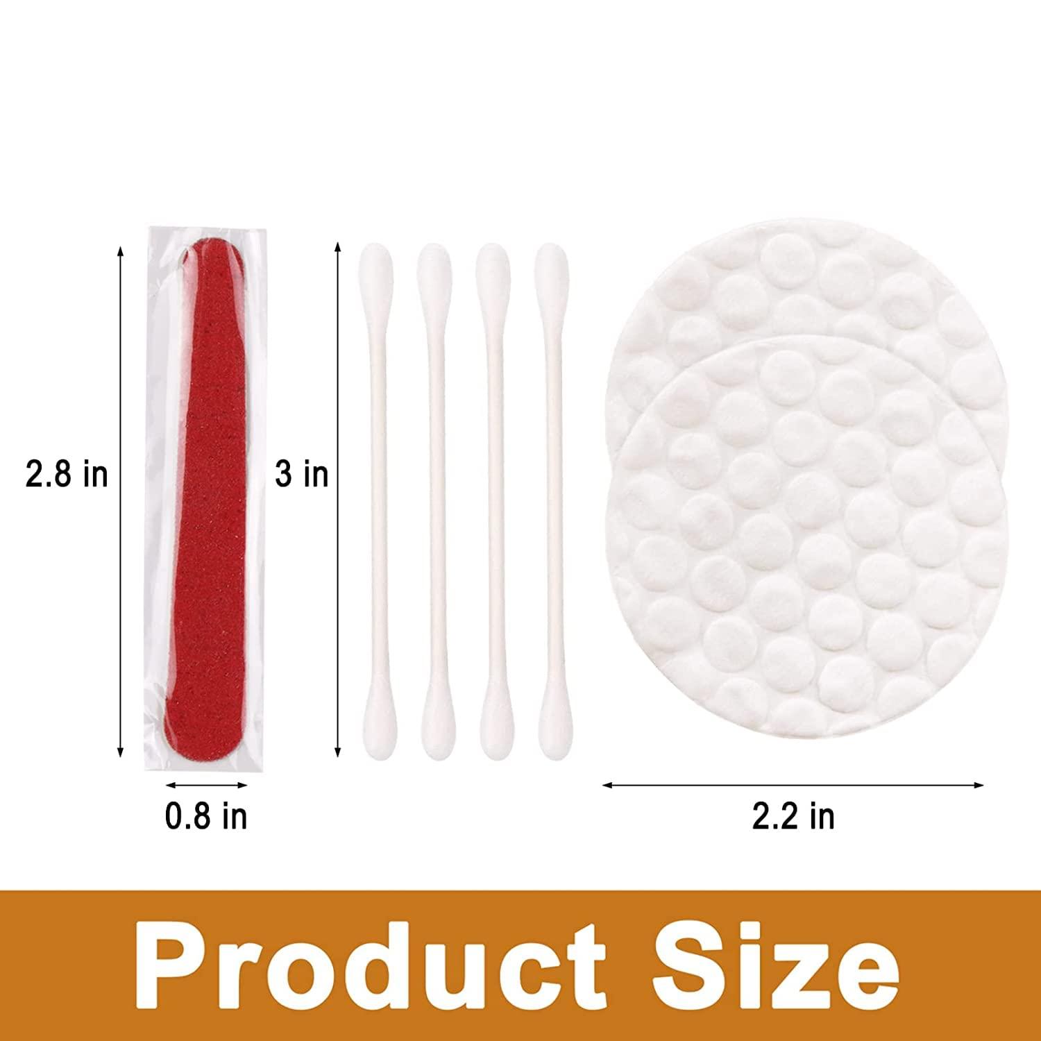 HQSLsund HQSLsund 100 Pack Disposable Toothbrushes Bundle with 100 Pack Hotel Vanity Kit Cotton Swabs