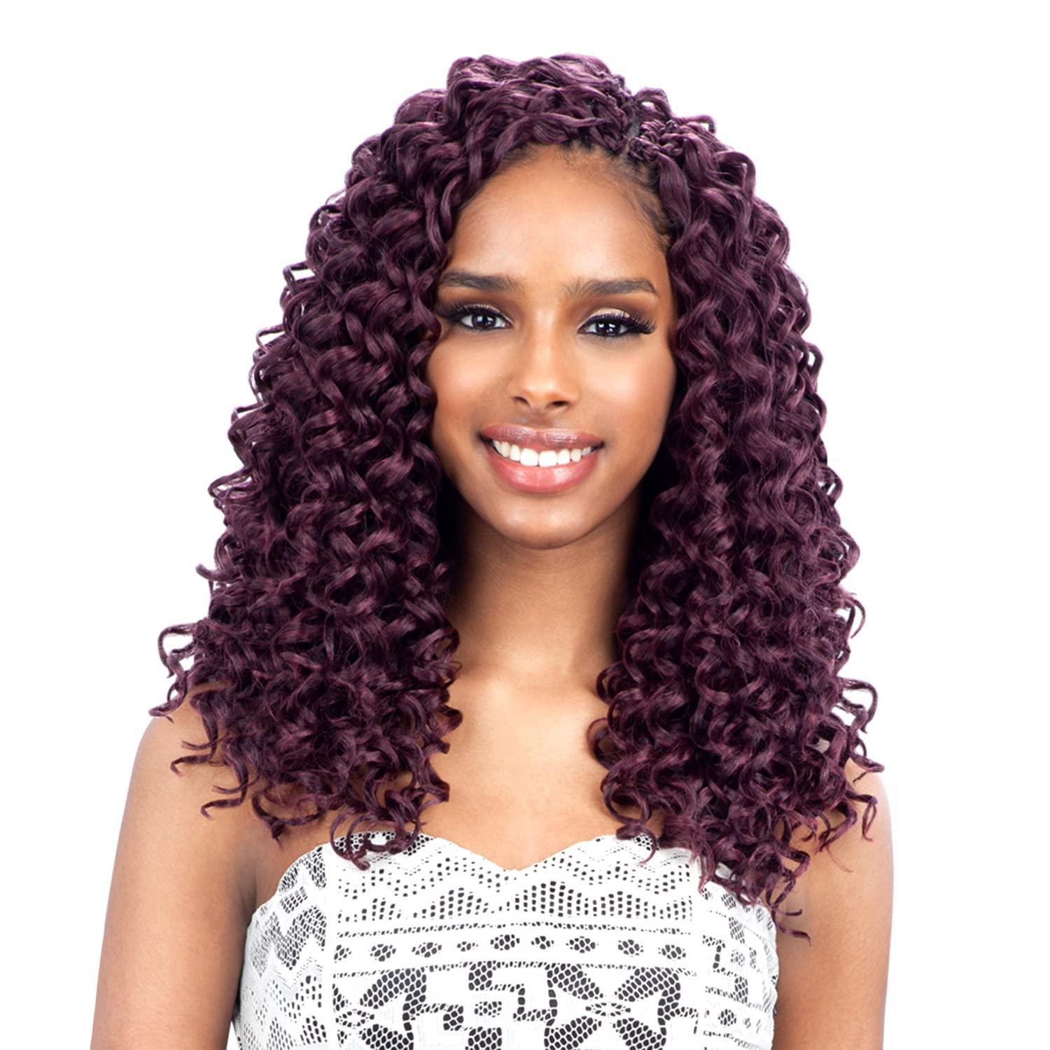 FreeTress Braids FreeTress Synthetic Hair Crochet Braids GoGo Curl 12\" (5-pack, 4)