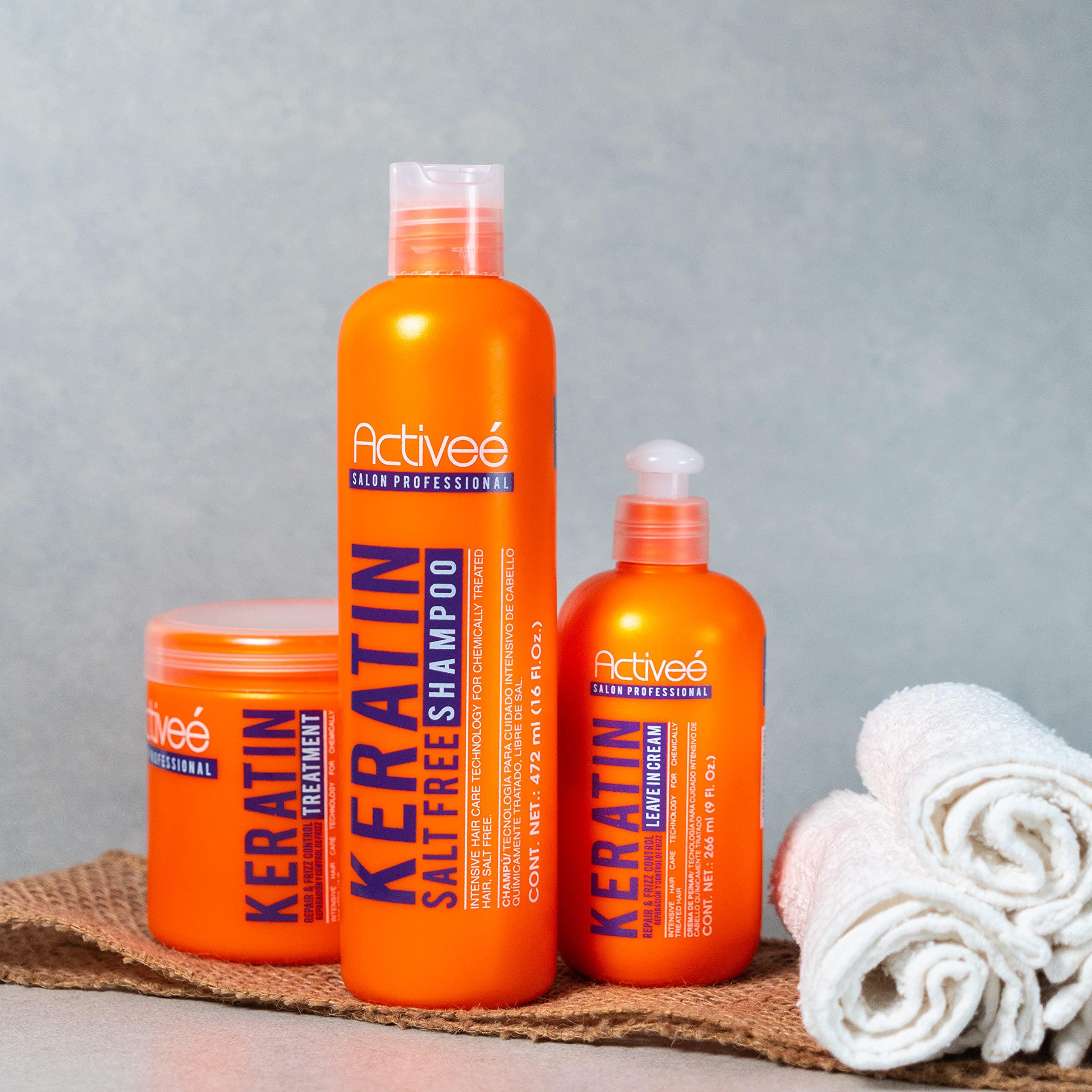 Activee Kit Activeé Keratin | Repairing technology Shampoo, Conditioner, Leave In Cream & Treatment