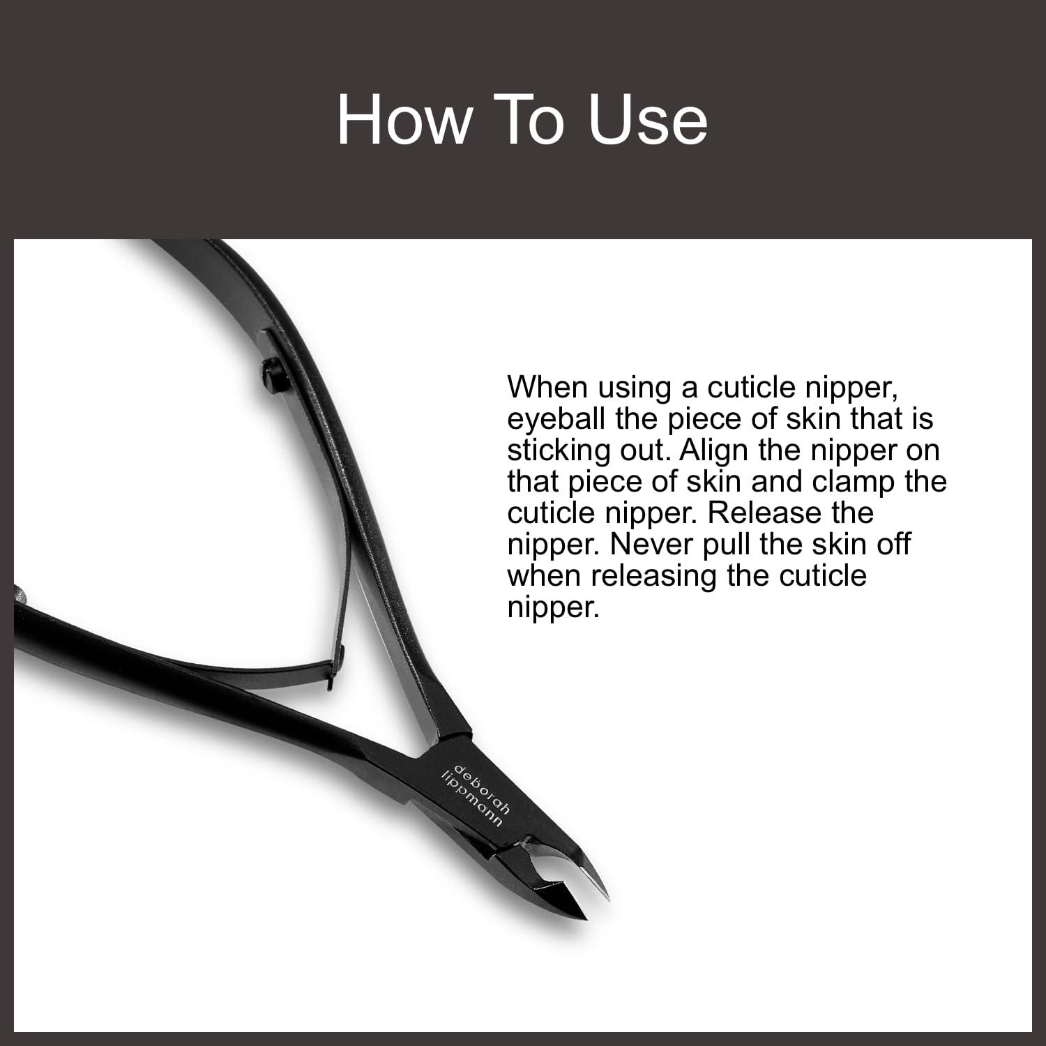 Deborah Lippmann Deborah Lippmann Cuticle Nippers | Stainless Steel Cuticle Trimmers for Fingernail and Toenail Care | Durable Tool for Manicure and Pedicure