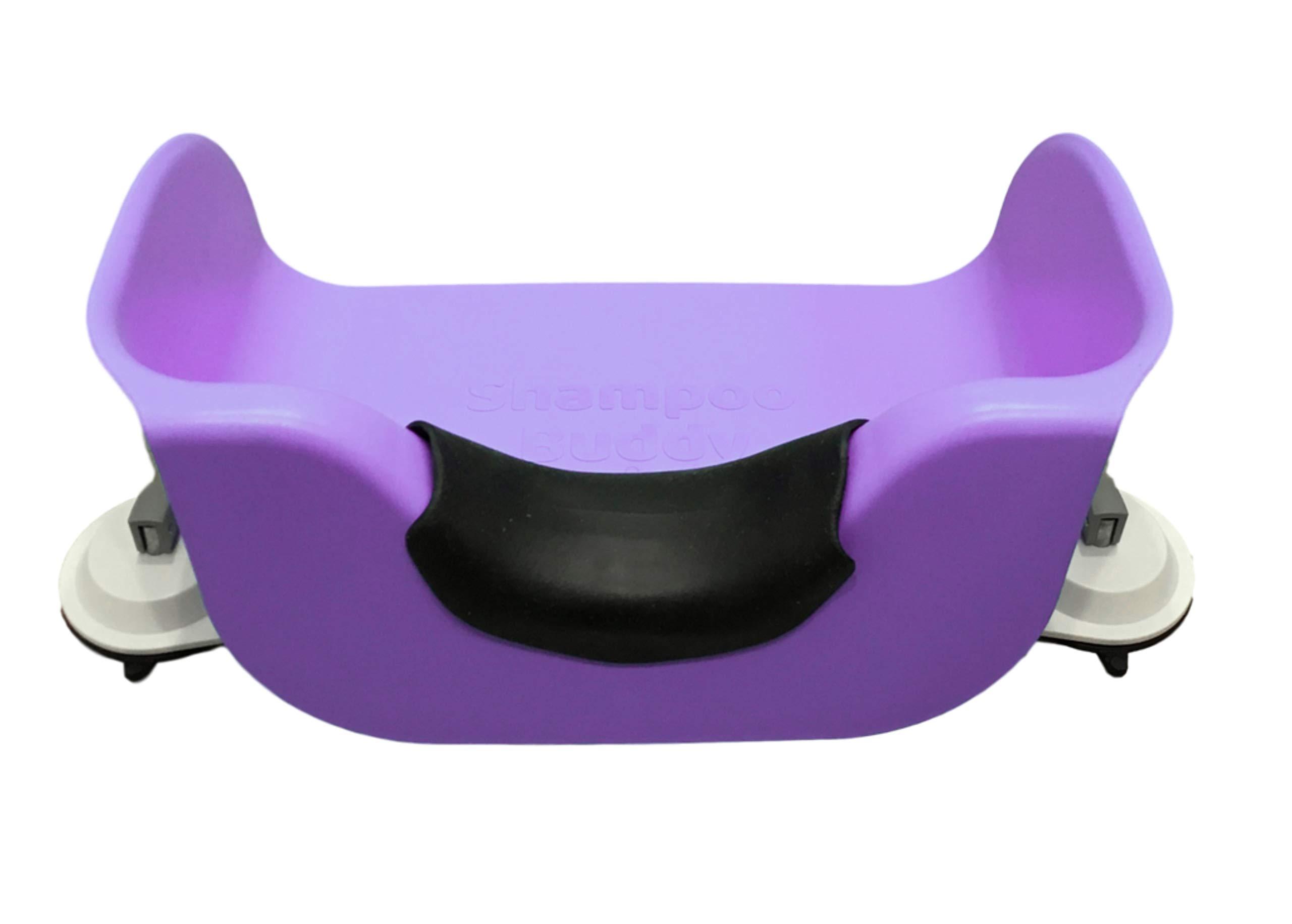 Shampoo Buddy Shampoo Buddy Portable Hair Wash Basin for Children, Toddlers, Kids, Teens | Shampoo Bowl for use on Bathtub or Sink | Hair Washing Basin | Tear-Free Rinser for Children (Purple)