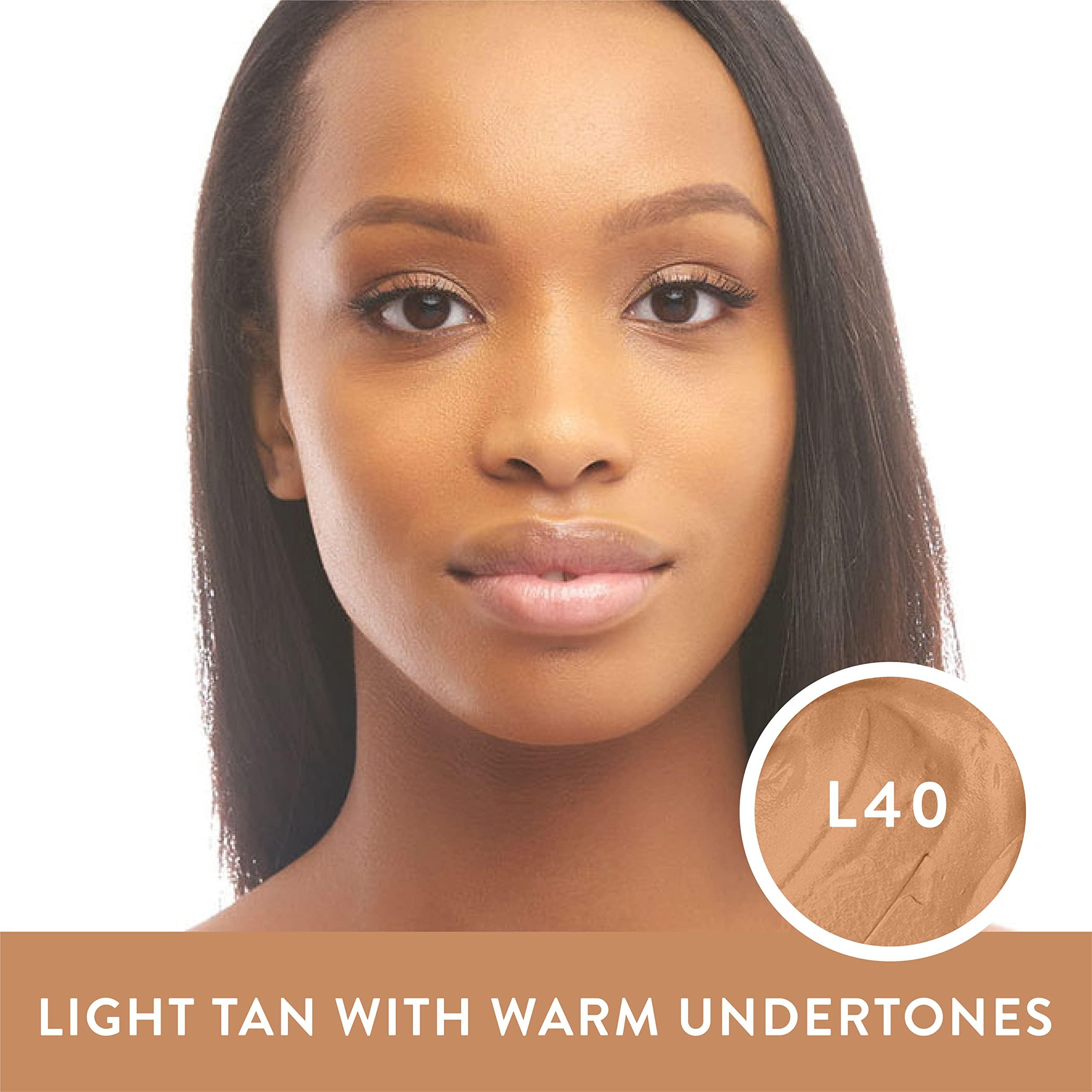 Mented Mented Cosmetics Stick Foundation Make Up, Concealer & Contour Stick for Light Tan Skin, Cream Foundation for Black Women Makeup, Vegan and Cruelty Free, L40