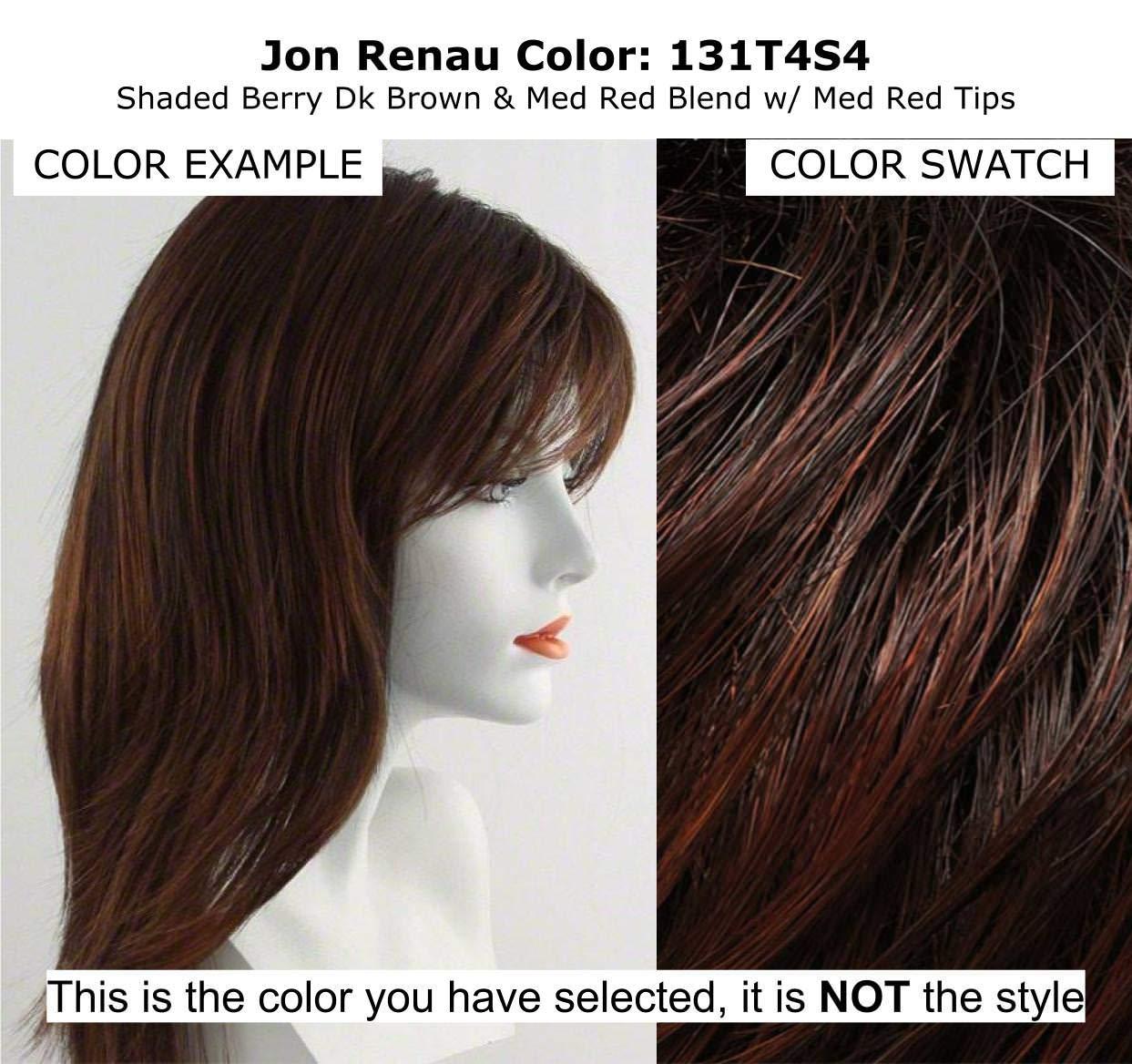 Jon Renau & Christy's Wigs Bundle - 3 items: Sheena Wig by Jon Renau, Christy's Wigs Q & A Booklet & Wide Tooth Comb - Color: 131T4S4