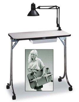 Kayline Kayline Manicure Table #401 White With Light And Drawer [Misc.]