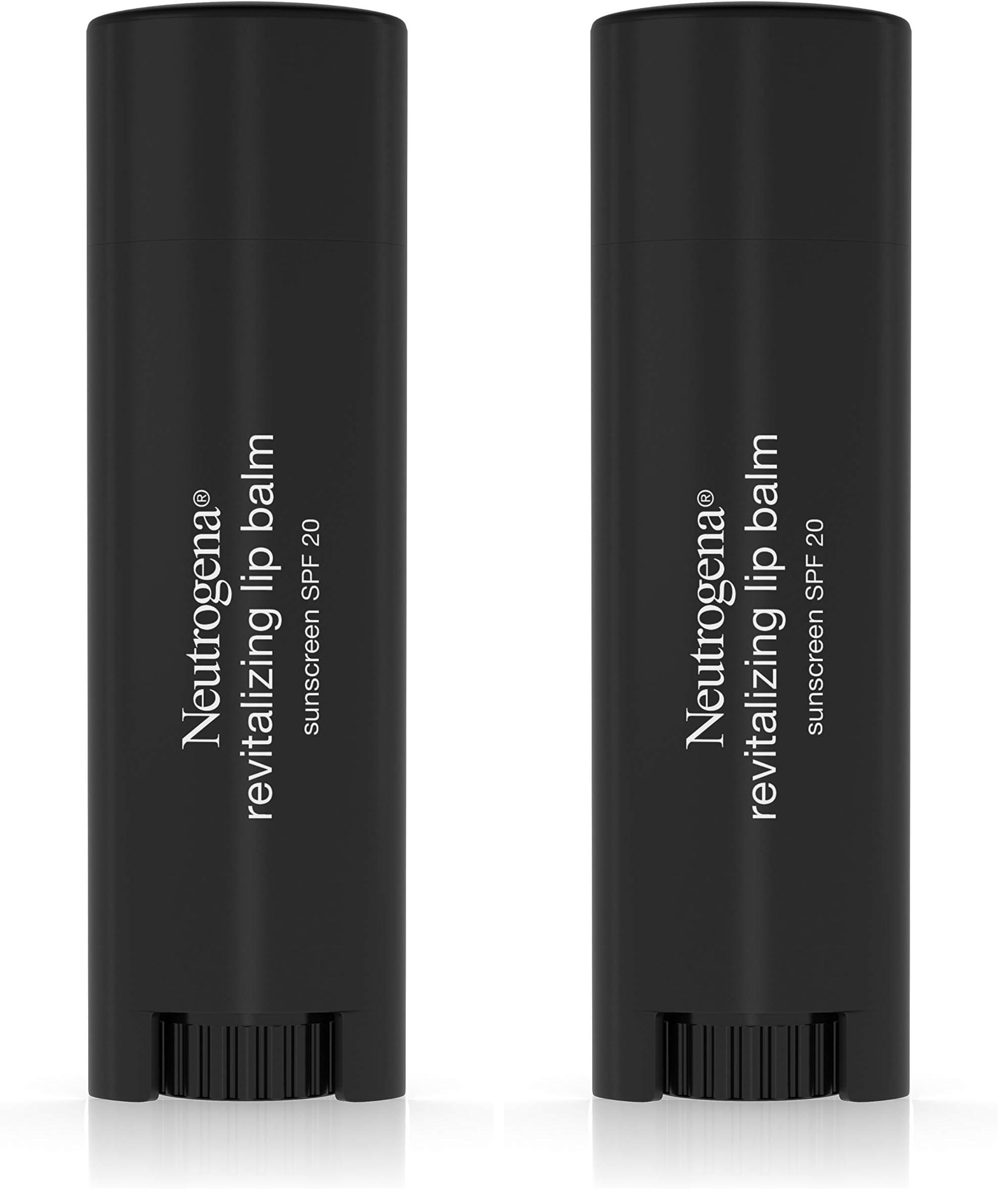 Neutrogena Neutrogena Revitalizing and Moisturizing Tinted Lip Balm with Sun Protective Broad Spectrum SPF 20 Sunscreen, Lip Soothing Balm with a Sheer Tint in Color Fresh Plum 60,.15 oz (Pack of 2)