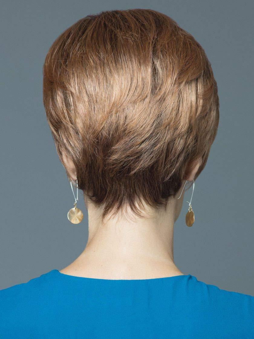 Noriko Noriko Megan Wig Color Sunny Blonde Wigs 5\" Short Bob Wedge Tapered Back Longer Layers Face Framing Pixie Synthetic Average Cap Bundle MaxWigs Hairloss Booklet