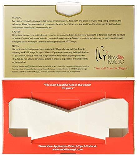 NeckTITE Magic NeckTITE Magic Instant Neck Lift, 12 Count - Smooths Wrinkles for Adults