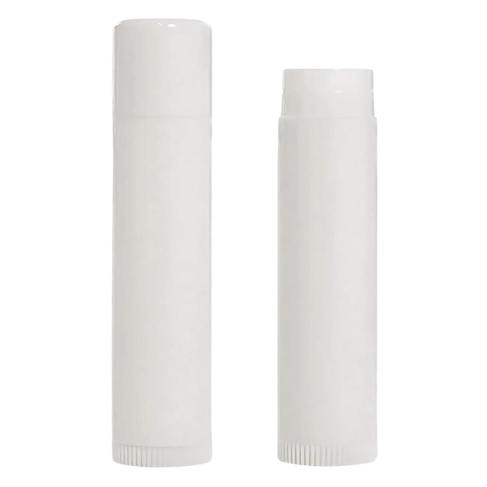 Lip Balm Express Generic Lip Balm Bulk Unlabeled - Made in USA 100 Pack Vanilla White Bulk Chapstick - Natural Ingredients