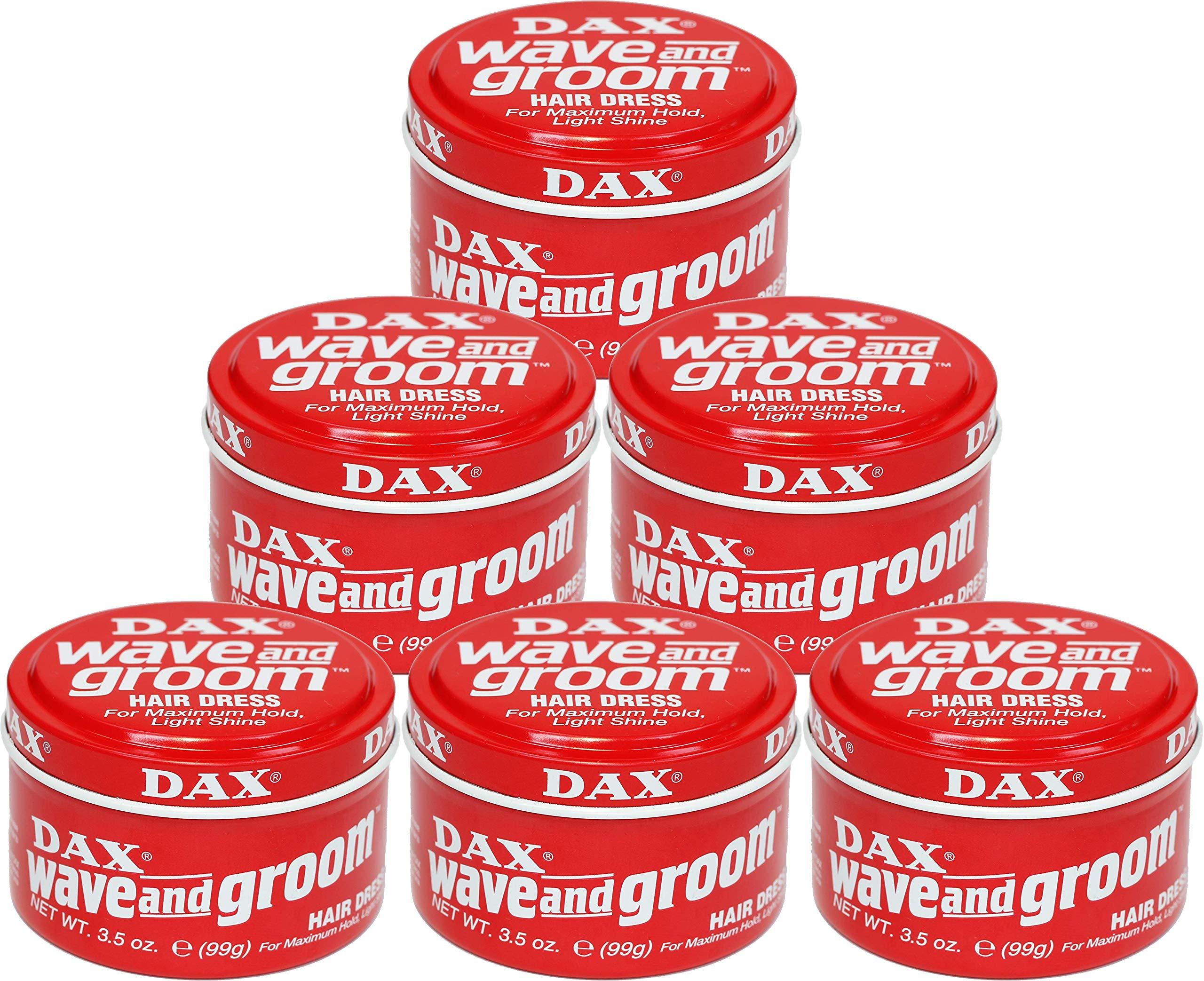 DAX Dax Wave and Groom Hair Dress, 3.5-Ounce Jars (Pack of 6)