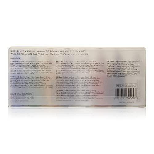 Temptu TEMPTU S/B Silicone-Based Shade Adjuster Starter Set: Long-Lasting, Highly-Pigmented Formula For Customizing S/B Foundation Shades | Includes 7 Primary Colors