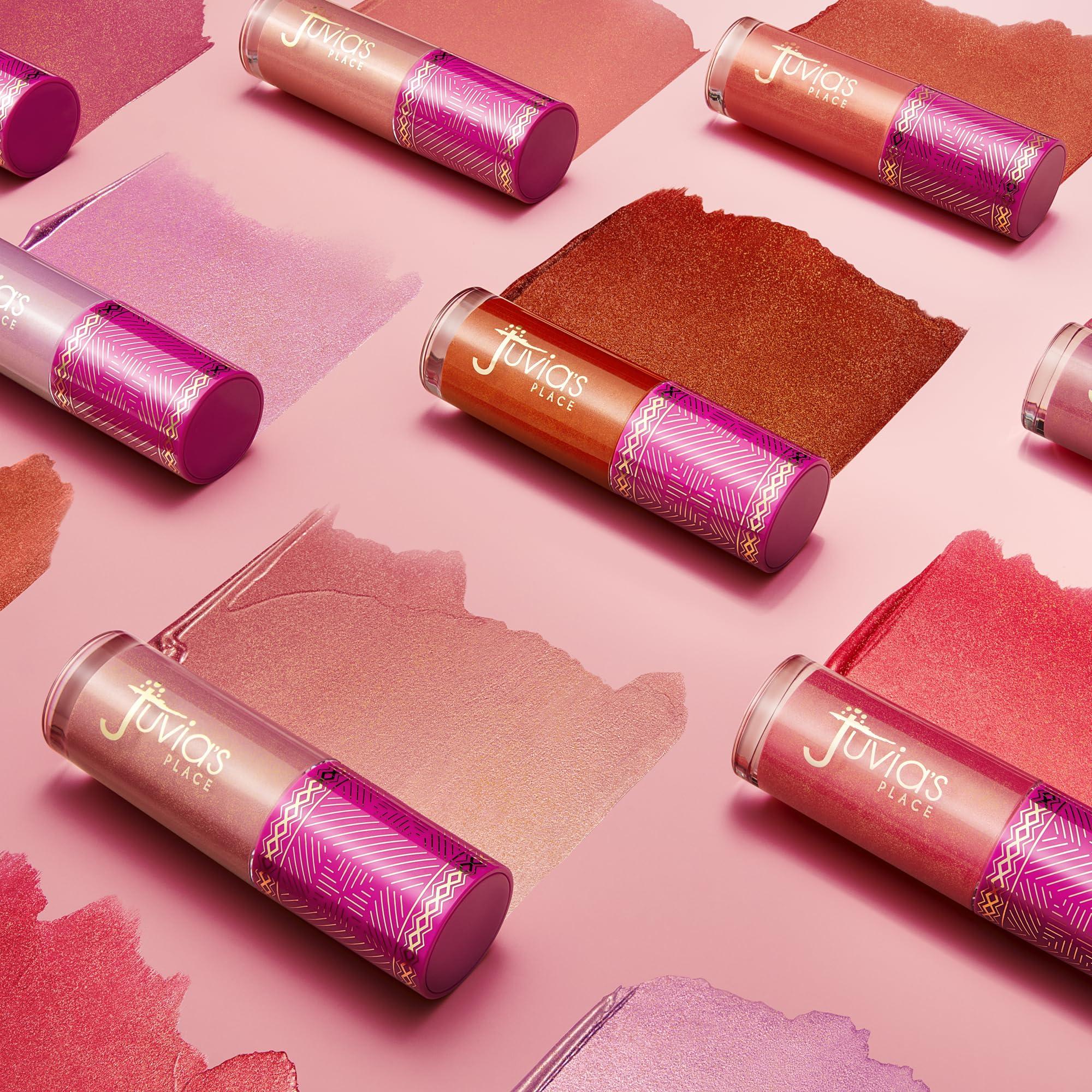 Juvia\'s Place Juvia\'s Place Blushed Liquid BlushLighter Rose Glow - Liquid Blush for Cheeks with Luminous Glow, Long-Wearing, Buildable & Highly-Pigmented Makeup Blush, Easy to Blend Liquid Blush