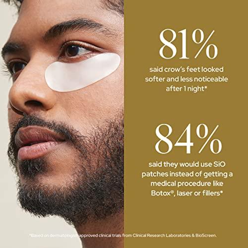 SiO SiO Beauty Eye & Smile Lift | Eye & Smile Anti-Wrinkle Patches 2 Week Supply | Overnight Smoothing Silicone Patches for Wrinkles and Fine Lines