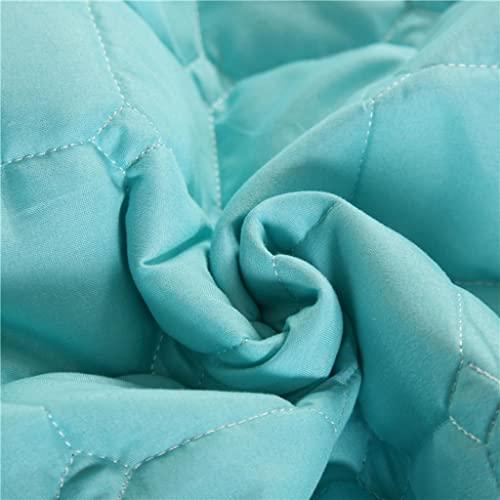 Tongina Tongina Massage Hotel Table Bed Skirt Valance Sheet with Breath Hole Pillow Case Stool Cover for Beauty Salon, Blue
