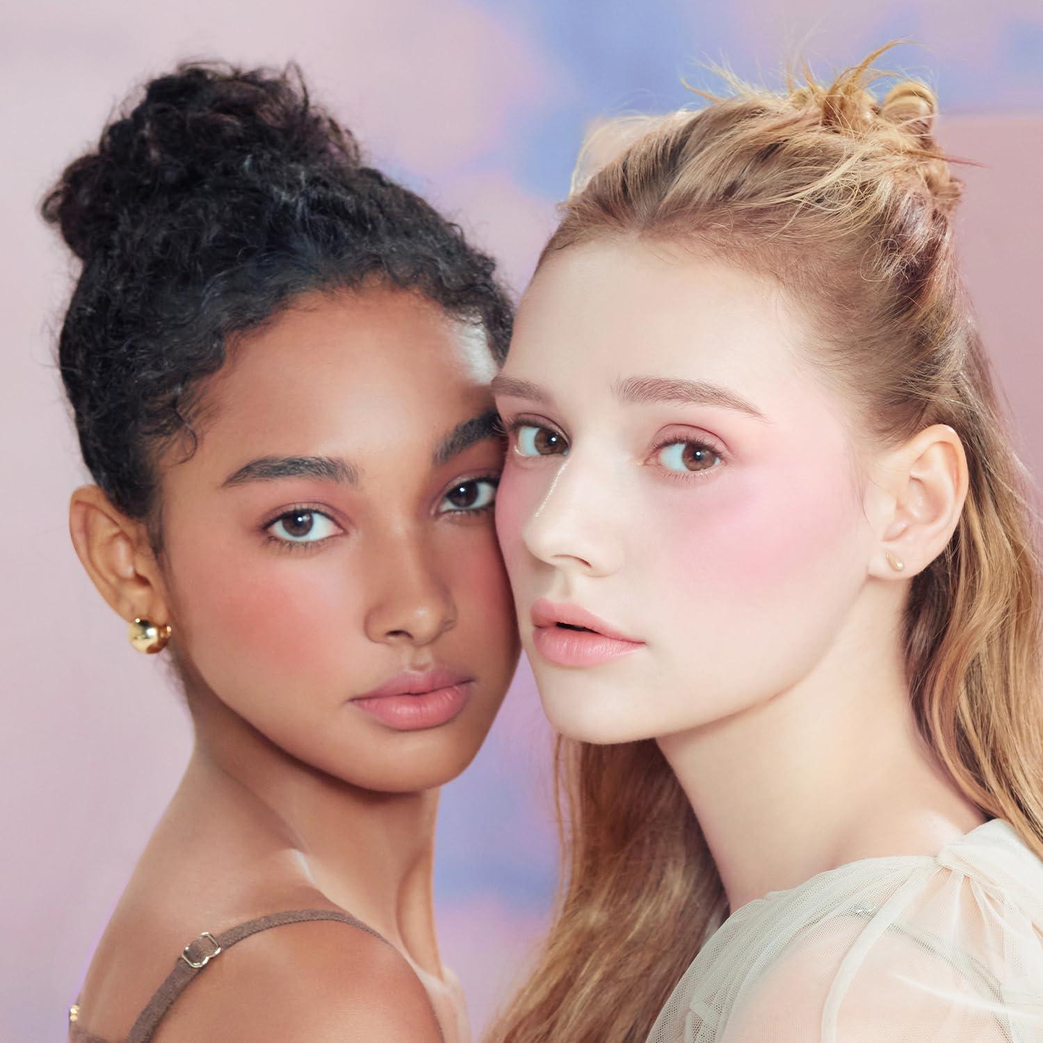 DEARDAHLIA DEAR DAHLIA Petal Drop Liquid Blush BARELY Liquid Blush for Cheeks, Blush Liquid Makeup, Rare Beauty, Natural Long Lasting Face Blush Cream Makeup, Skin Tint Blush, 4g (TAFFY, 4g)