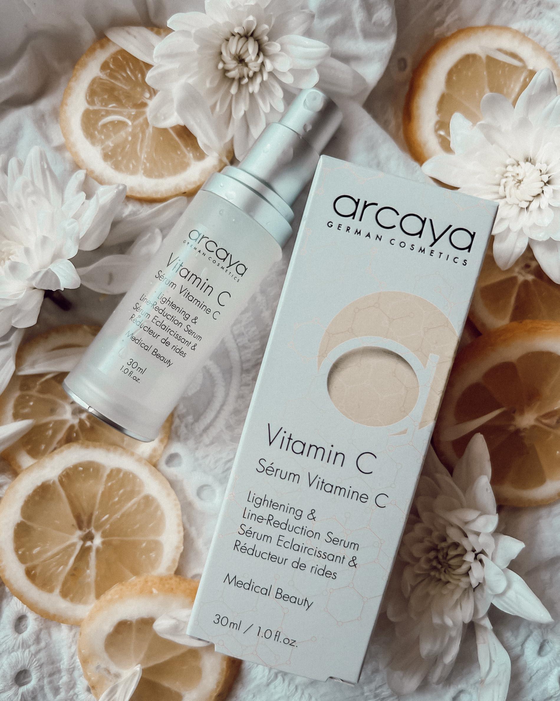 arcaya Anti-Ageing Serum with Vitamin C | for Pigment Spots, Unevenness and Wrinkles
