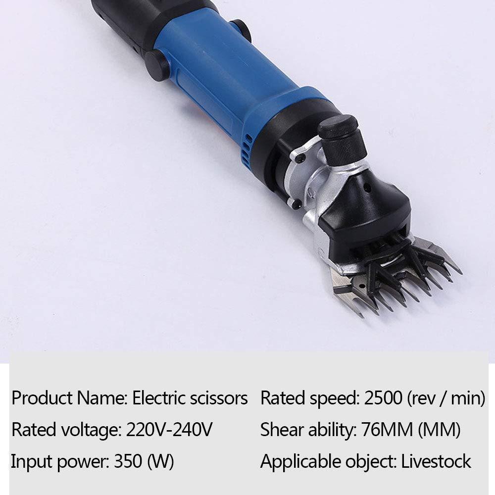 GAGALU GagalU Sheep Shears Electric Clippers 350W 6 Speed Shearing Machine Fast and Efficient Haircut Trimmer Can Be Used to Trim Animal Hair Such As Wool Horse Hair Rabbits