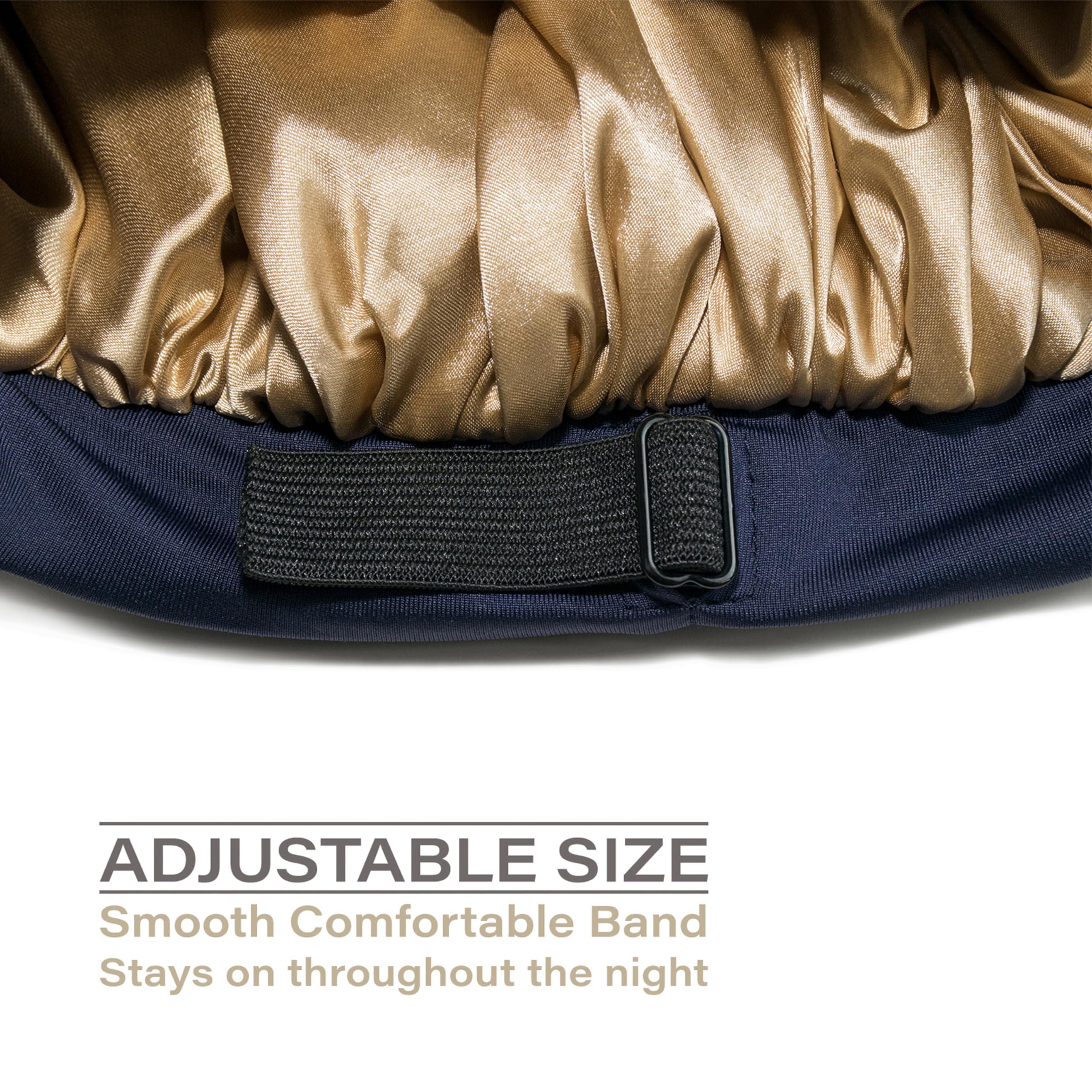 LAYKAY CAPLORD Bonnet Silk Bonnet for Sleeping Satin Bonnet Hair Bonnets for Black Women Silk Sleep Cap Satin Hair Bonnet for Sleeping Bonet Silk Bonnet for Curly Hair for Men Night Hair Wrap Head Cover