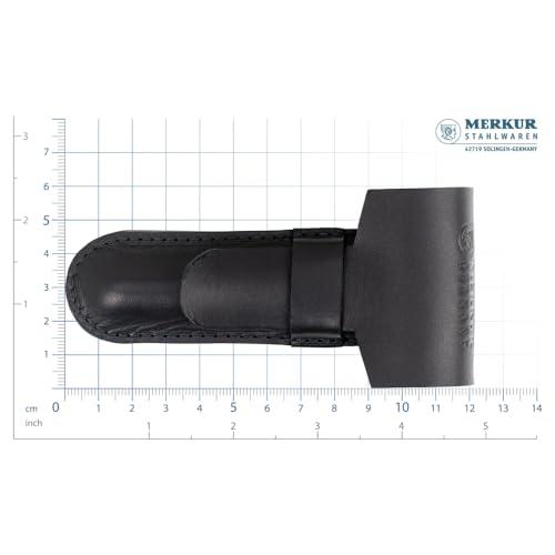 MERKUR MERKUR Leather Razor Case - Black Cowhide, Fits All MERKUR Razors Except 24001, Up to 110 mm