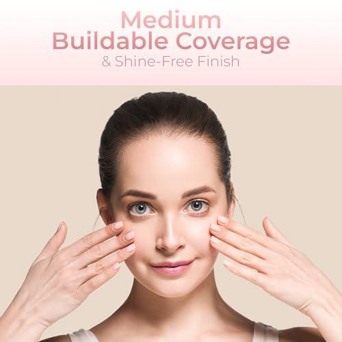 Sweet Face Minerals Medium Shade Concealer Powder for Dark Circles(5gm Sample Size Jar) by SweetFace Minerals, High Coverage Concealer, Under Eye Concealer for Mature Skin, SPF 30 Concealer, Skin Foundation Concealer