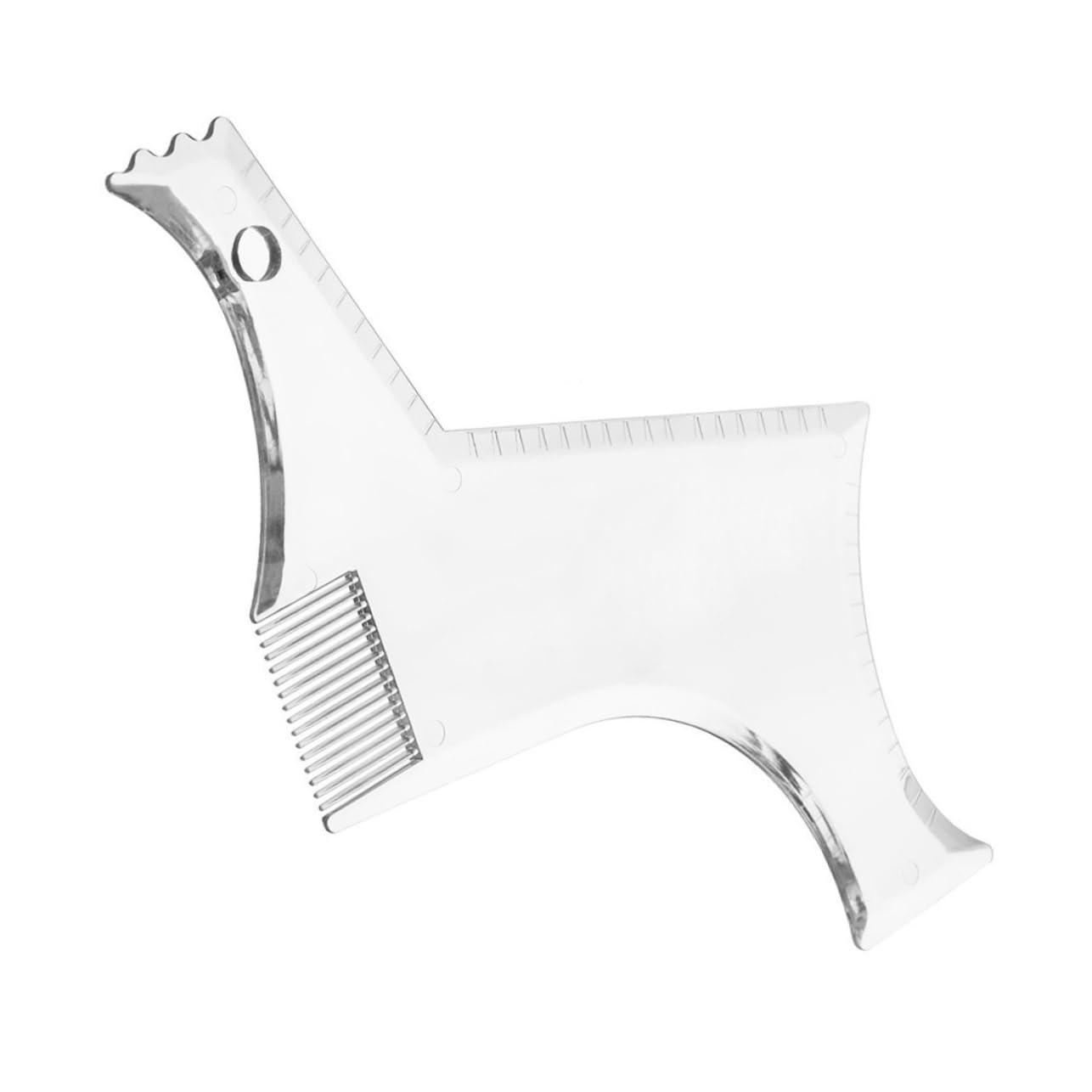 FOMIYES FOMIYES 4 Pcs hair stencils beard shaping tool sideburns styling comb tools for men Beard Shaper Template Kit beard design tool mustache mens razors for shaving man pencil modeling