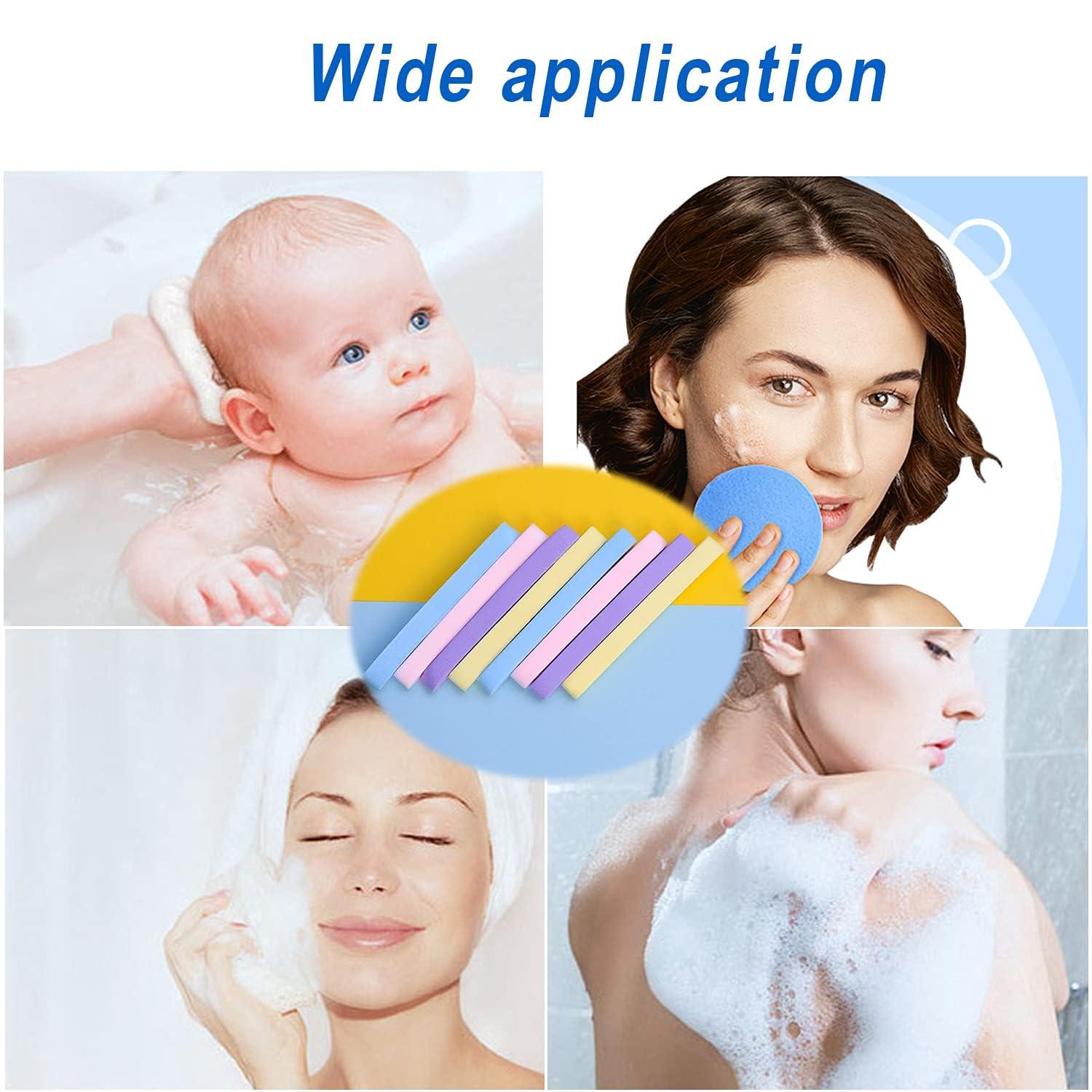 Haploon Haploon 144 Pcs Compressed Facial Sponge, Facial Compressed Facial Sponges Face Cleansing Sponge Pad Exfoliating Wash Makeup Removal for Women, Makeup Removal Sponge