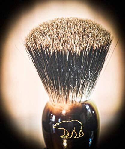 Frank FS shaving Frank shaving Vintage Brown badger hair shaving brush knot size 24mm