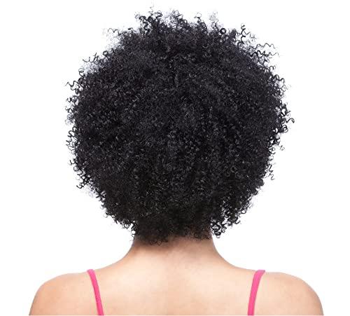 It's a Wig IT'S A WIG Human Hair Wig - AFRO CURL (#P4/27 - Light Brown/Blonde)