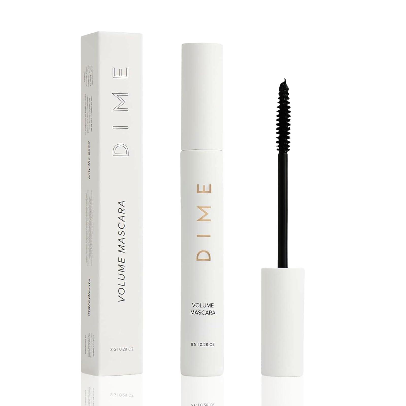 Dime DIME Beauty Volume Mascara - Smudge-Proof Tubing Mascara for Fuller, Thicker Lashes, Adds Volume & Length, Black 0.28 oz / 8 g