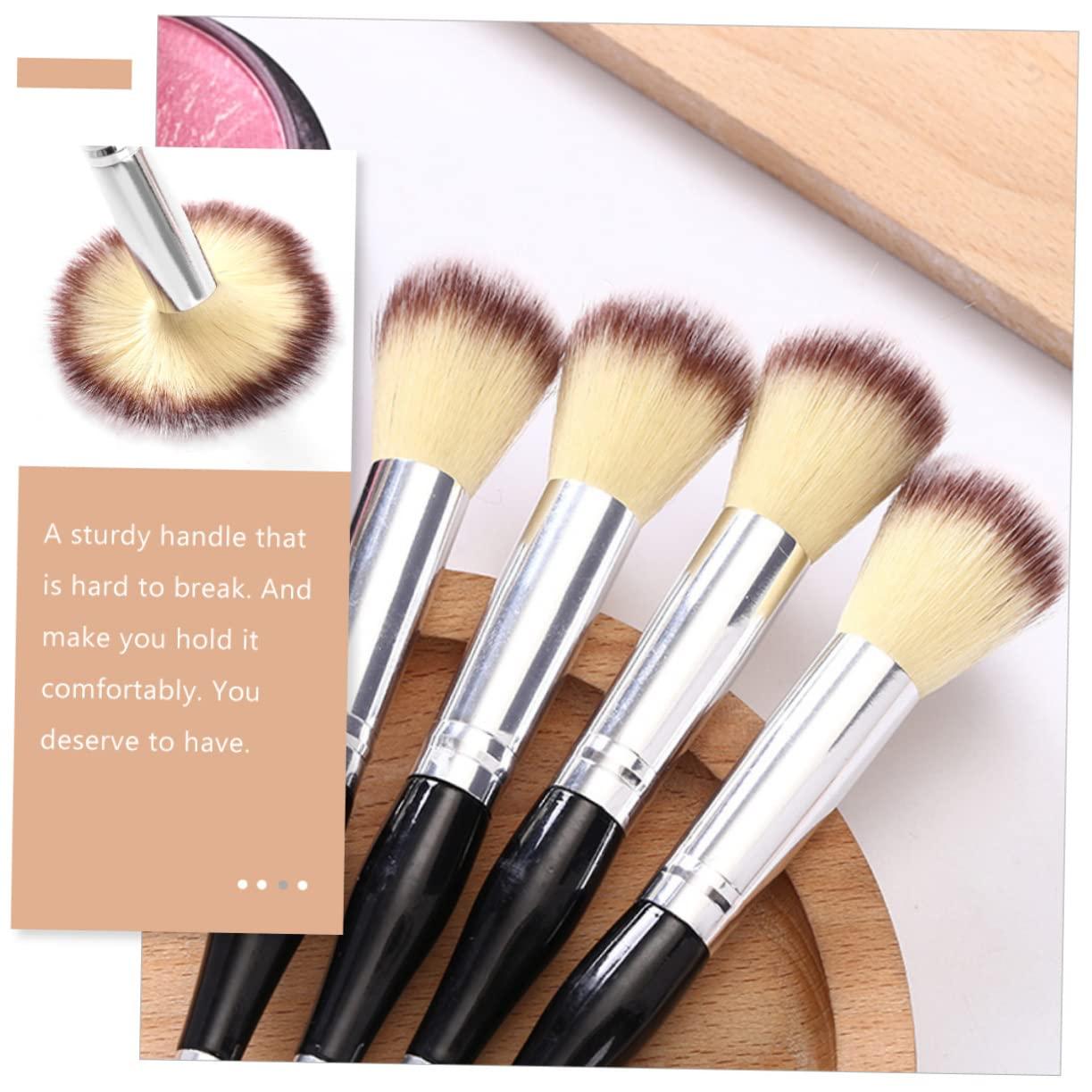 Mikinona Mikinona Duo Foundation Makeup Brush Double Headed Makeup Brush 2PCS Loose Powder Brush Blending Eye Shadow Brush Makeup Tool Kit