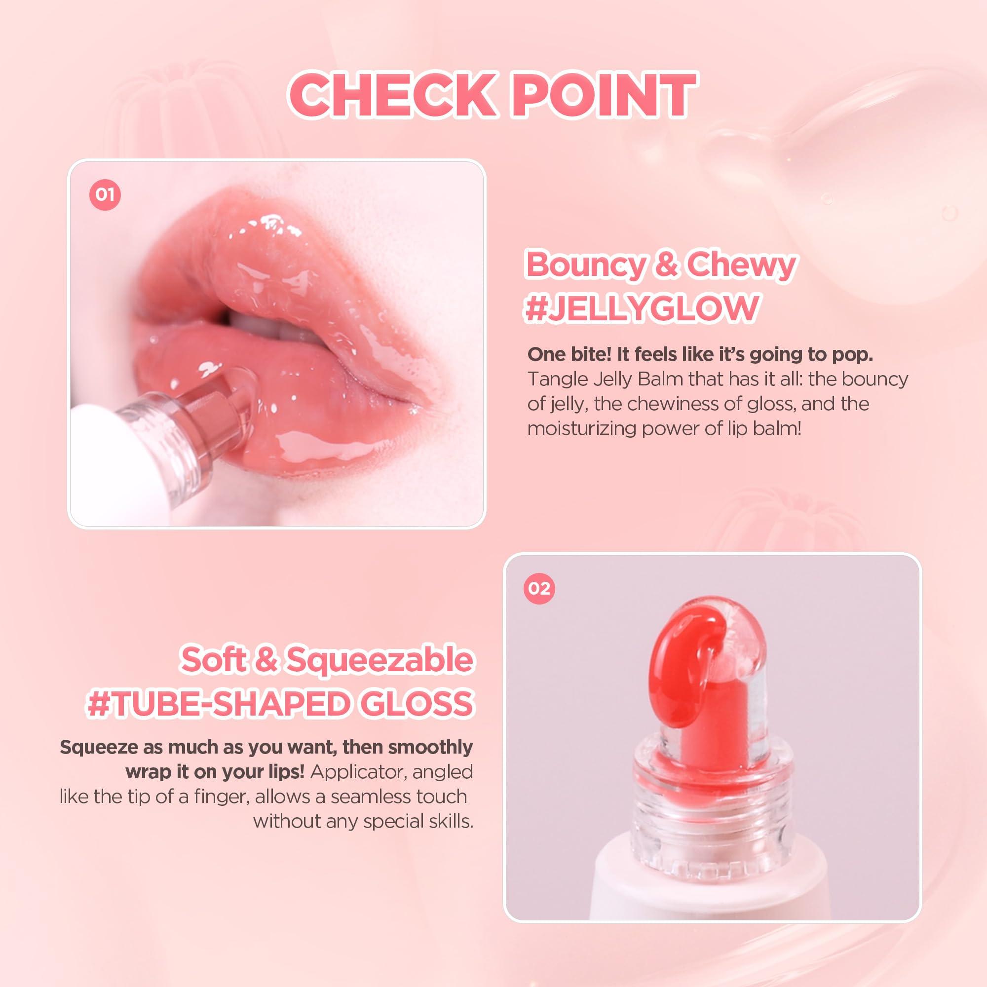 lilybyred lilybyred Jelly Balm Lip Gloss(01_Apricot) - Enriched with Collagen & Nourishing Oils