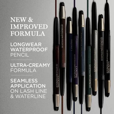 Lancôme Lancôme Le Stylo Waterproof Eyeliner Pencil - Creamy & Highly Pigmented - Seamless Blending & Smudging - 07 Minuit Illusion