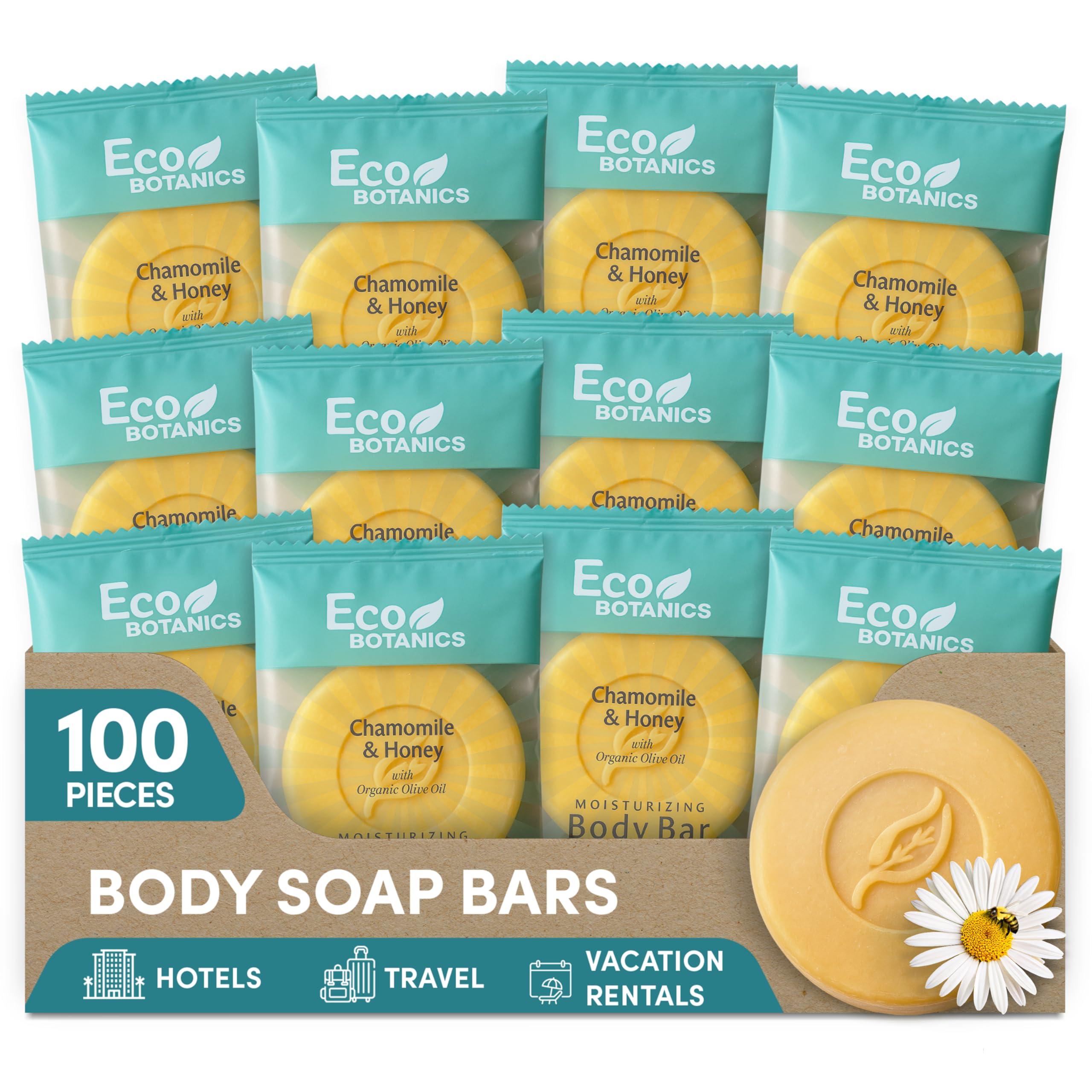 Eco Botanics Eco Botanics Travel-Size Hotel Body Bar Soap, 0.89 oz (Case of 100)
