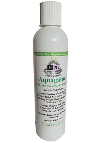 Aquagaine Aquagaine Premium Hair Loss Prevention/Restoration Shampoo with Organic Rosemary & Lavender Oil, Natural DHT Blockers and Biotin for Hair Growth – Sulfate Free, For Men & Women, 8 OZ