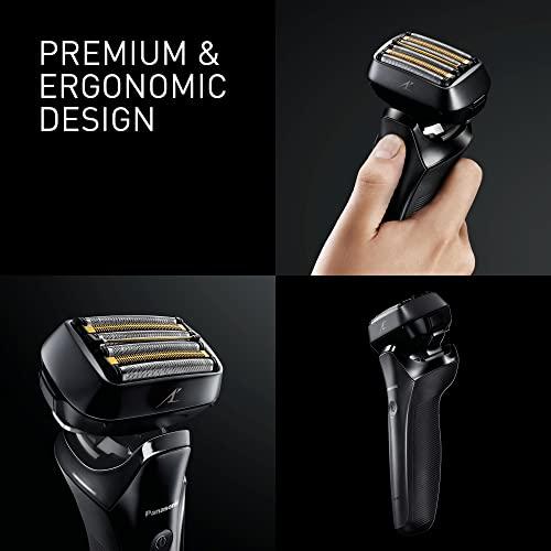 Panasonic Panasonic ES-LS6A Series 900+ Premium Wet/Dry Electric Shaver, 6-Way Shaving Head with Linear Motor, Black