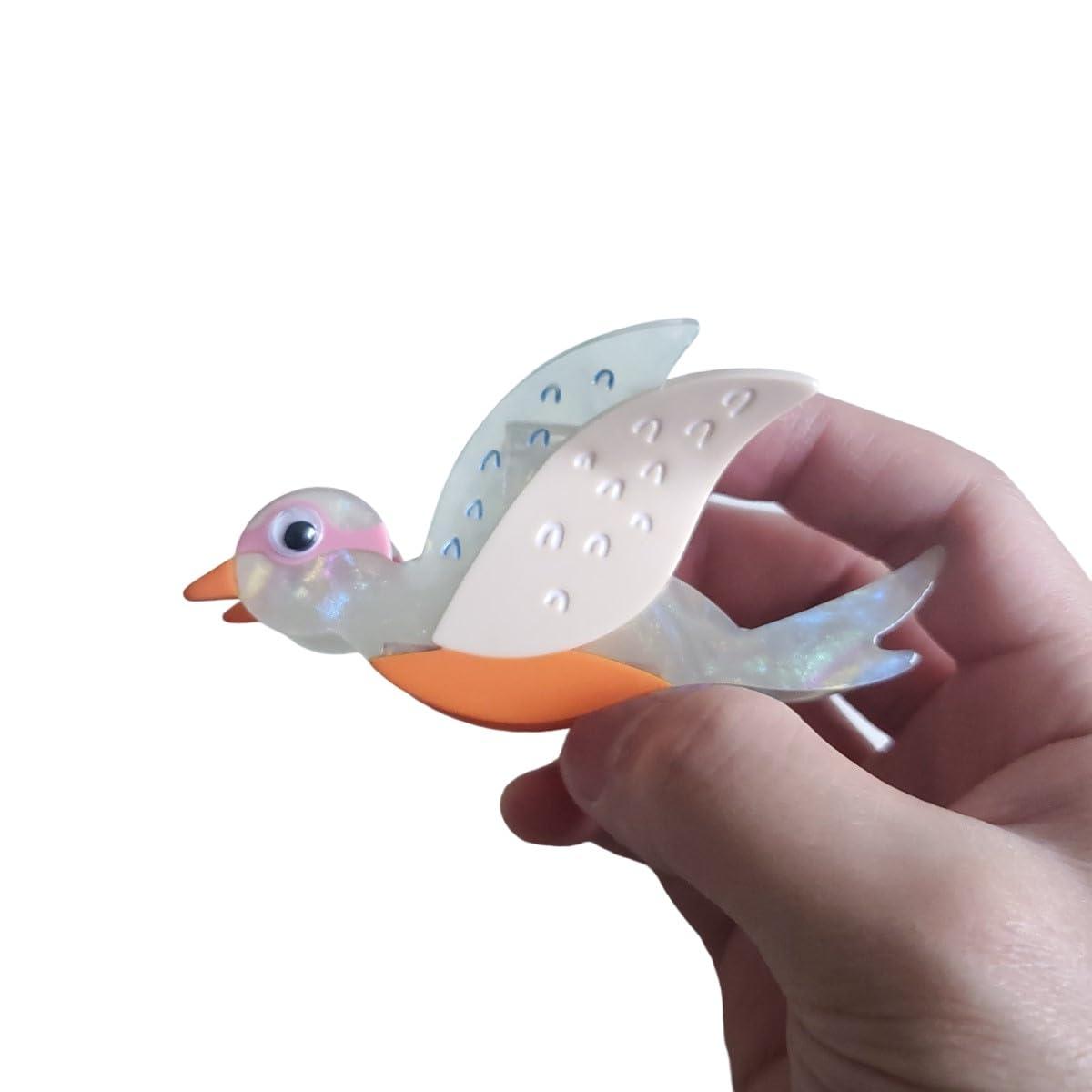 Clip Sugar Bird Hair Clip,Acetate Claw Clips,Hair Clips for Women