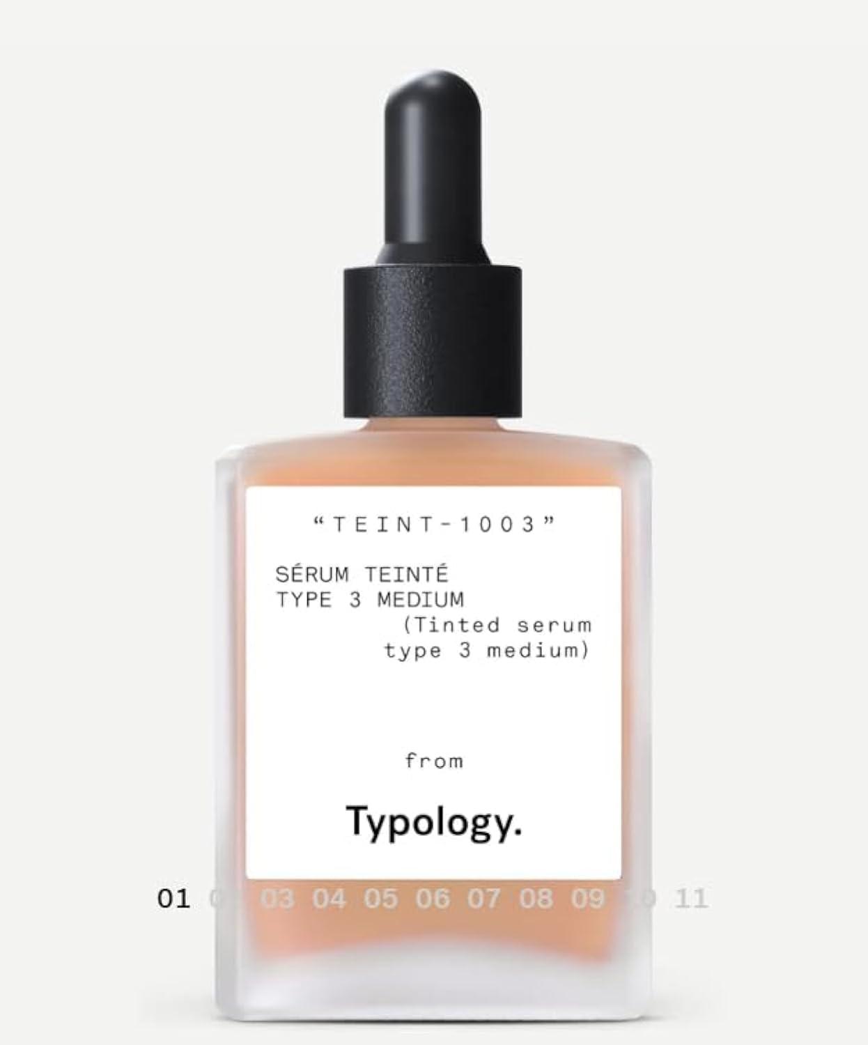 Typology Typology Tinted Serum with Vitamin C, Squalane & Aloe Vera - Type 3 / Medium